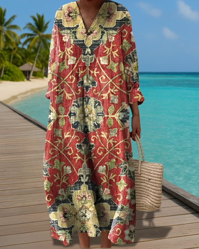 Maaike - Mozaïekachtige jurk