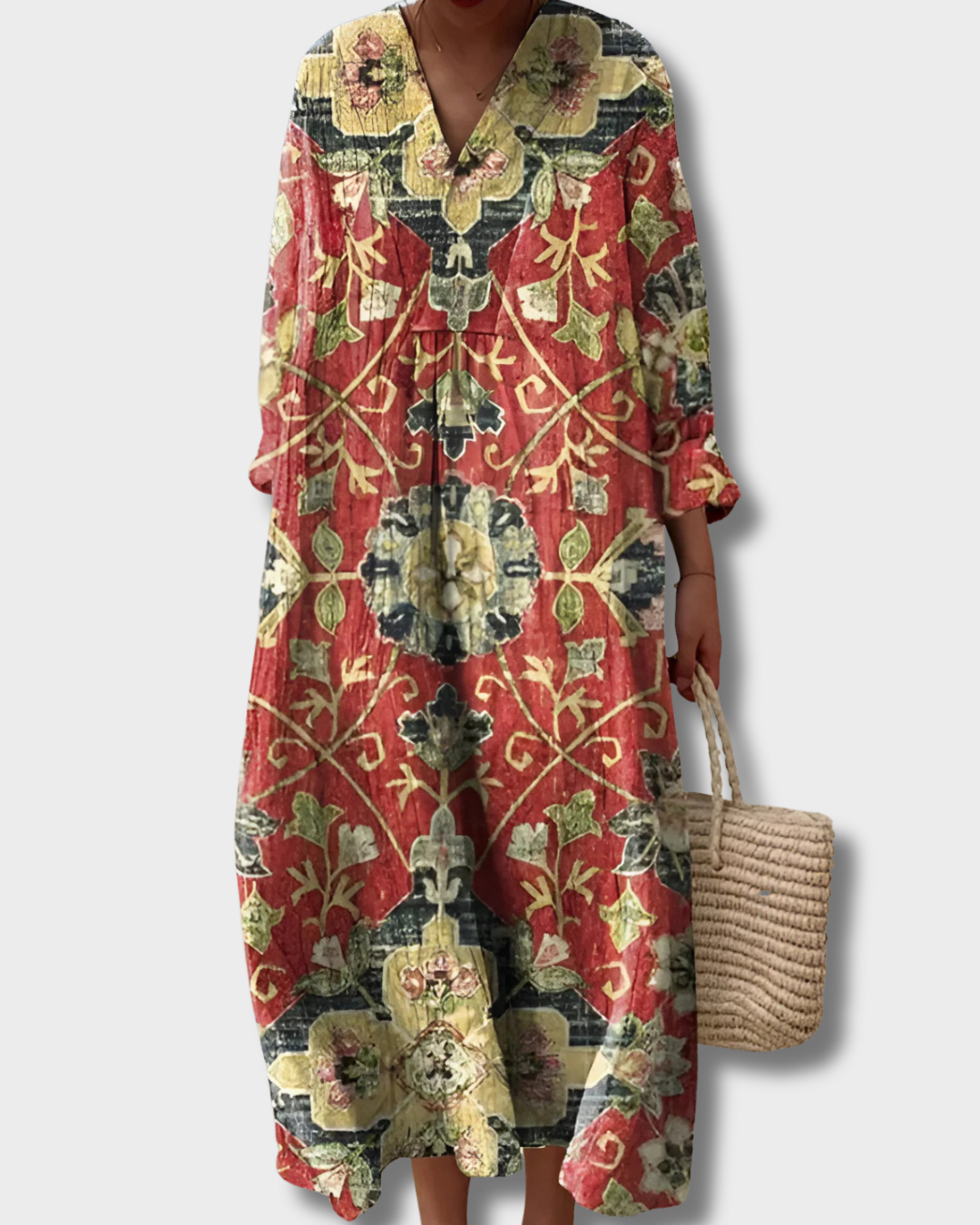 Maaike - Mozaïekachtige jurk