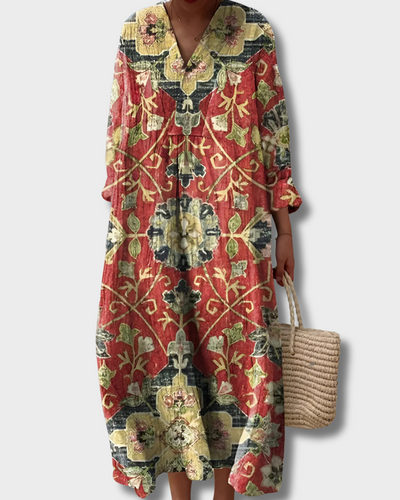 Maaike - Mozaïekachtige jurk