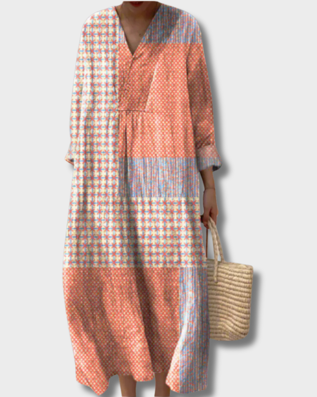 Monique - Geometrische jurk