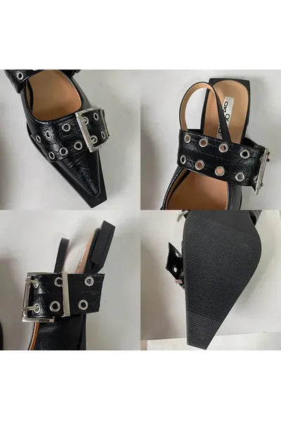 Carla Lusso Slingback Shoes