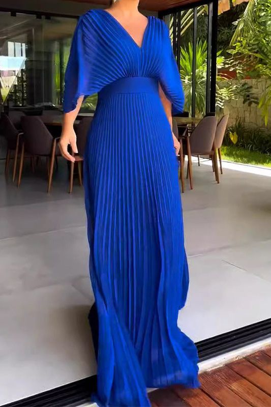 RIA™ - Floating Ribbed Maxi Dress