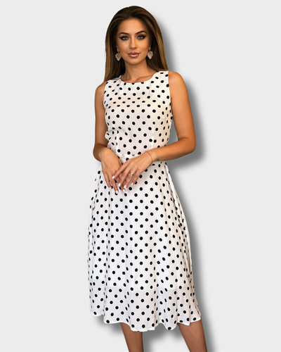 Ofelia - Polkadot midi jurk