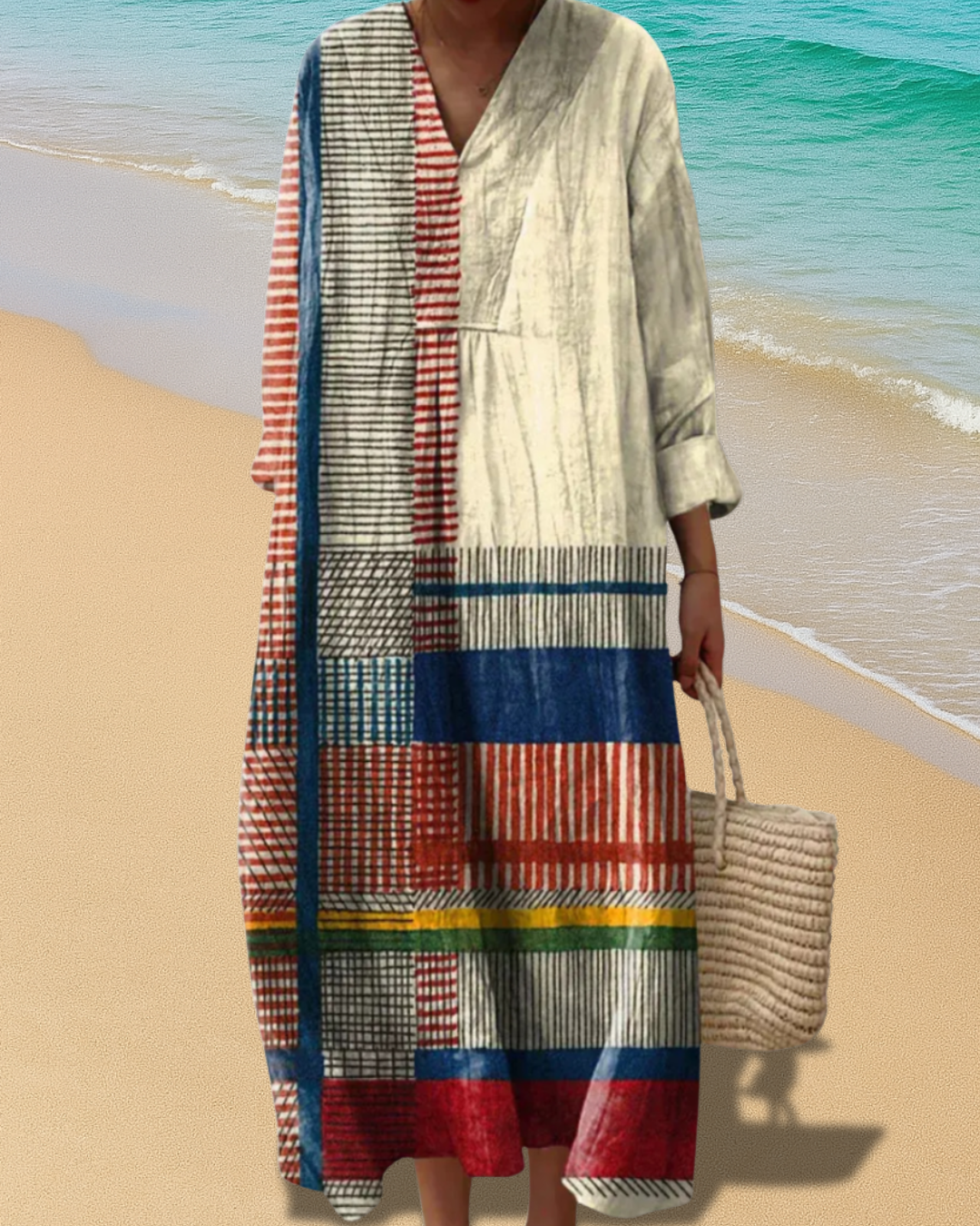 Olivia – Geometrische jurk