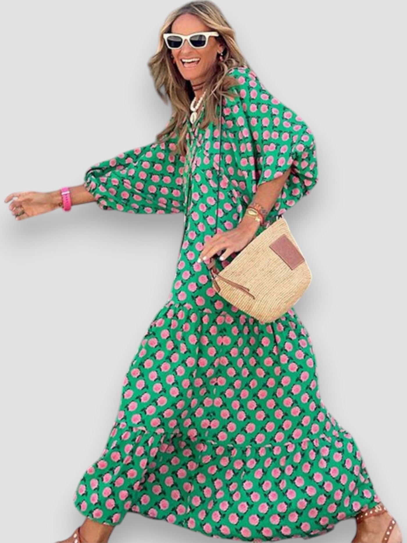 Caprice - Lange lichte zomerjurk