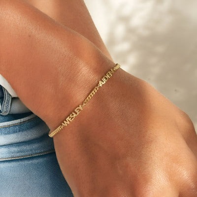 Armband met de namen