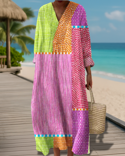 Rianne - Geometrische jurk