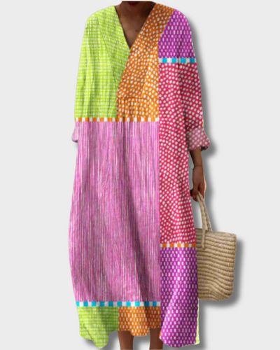 Rianne - Geometrische jurk