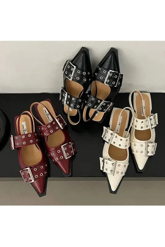 Carla Lusso Slingback Shoes