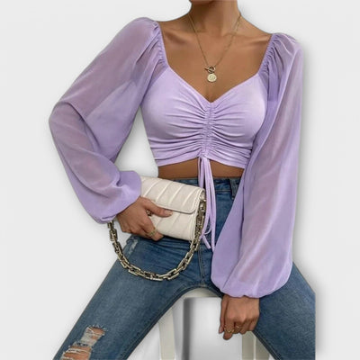 Jacqueline – veelzijdige avondblouse