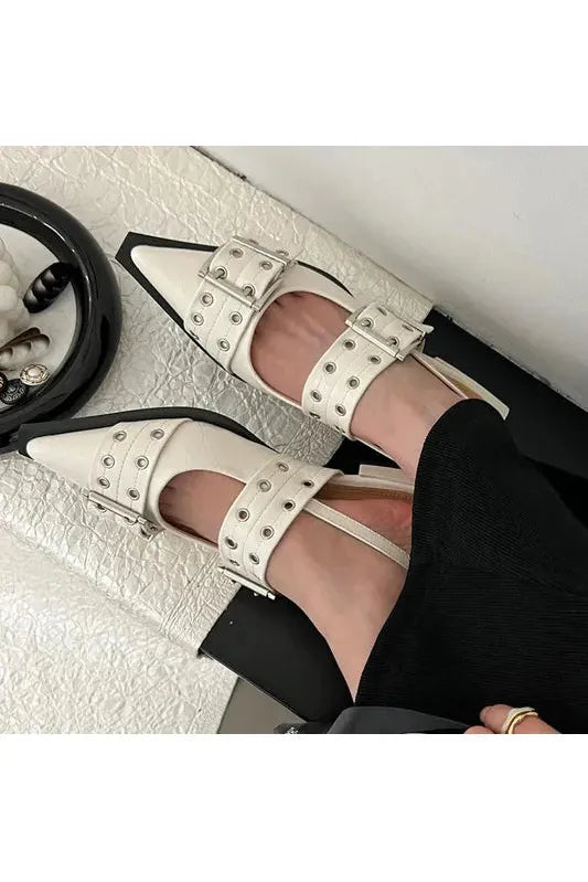 Carla Lusso Slingback Shoes