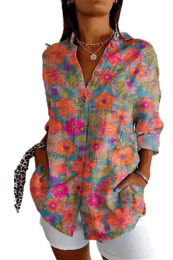 The Sara Printed Blouse