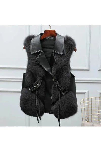 Donna Fur Vest Coat