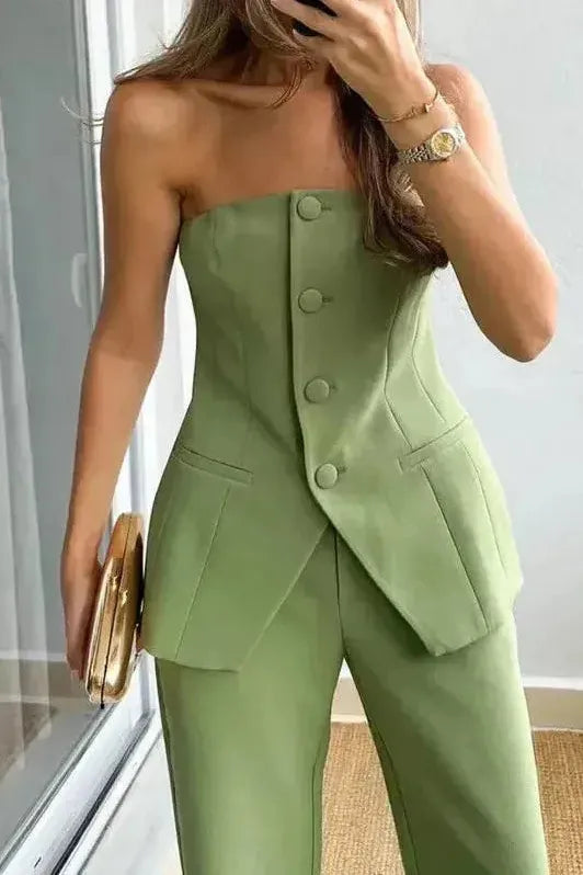 Verona - Strapless Suit Set