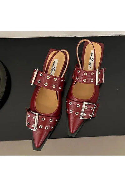 Carla Lusso Slingback Shoes