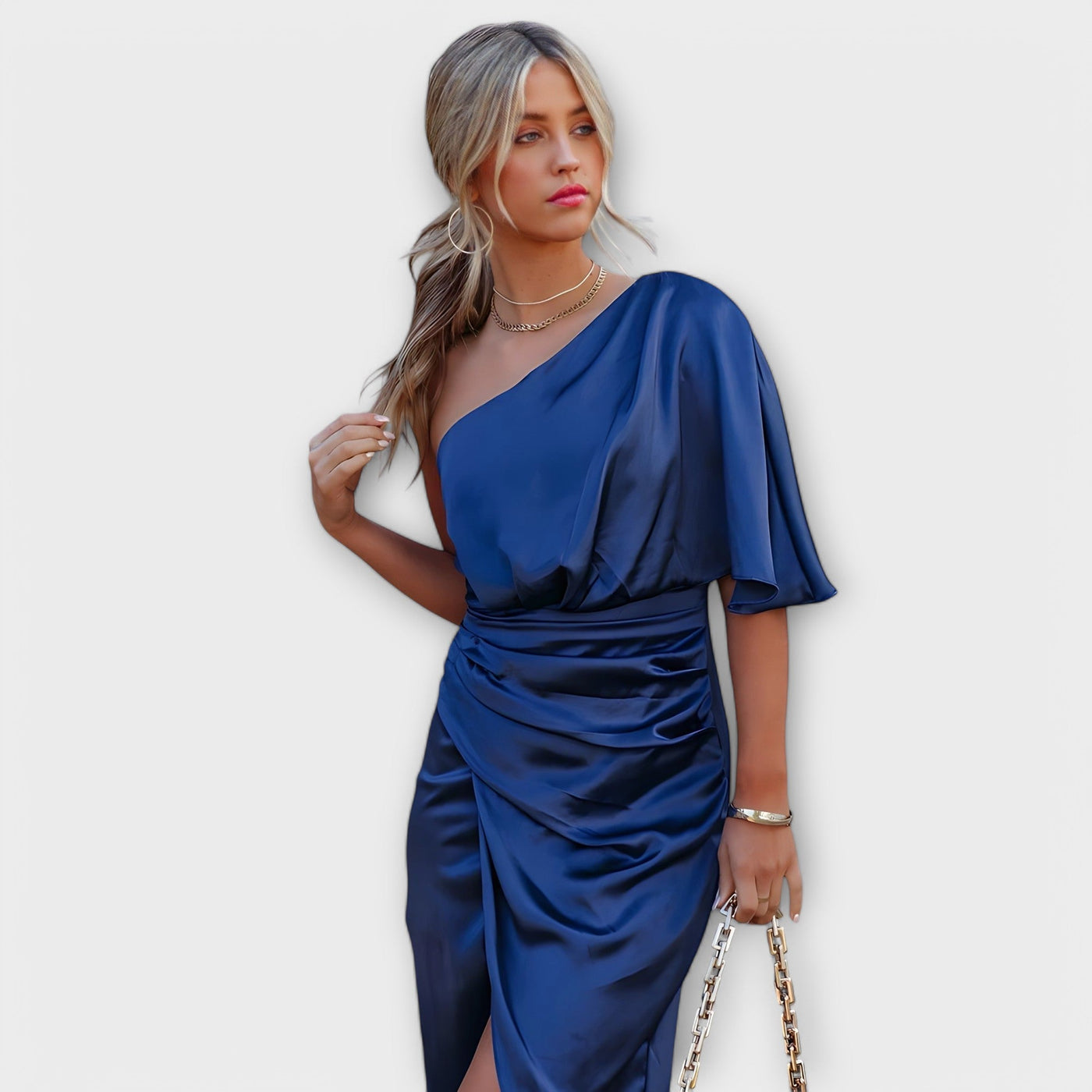 Élise – Luxe zijden avondjurk