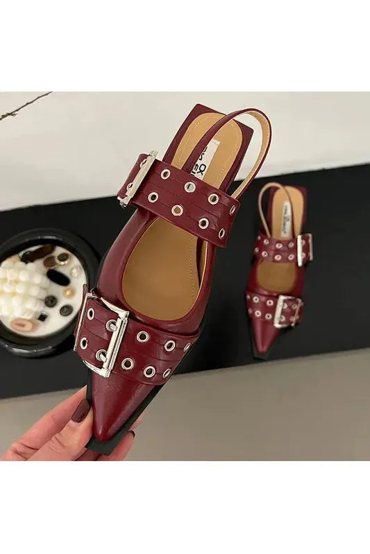 Carla Lusso Slingback Shoes