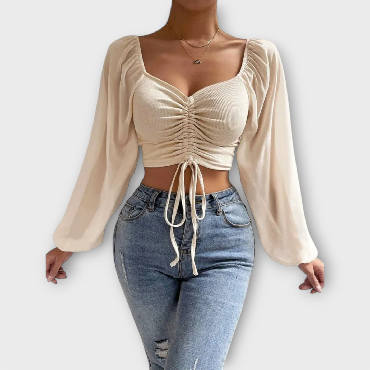 Jacqueline – veelzijdige avondblouse