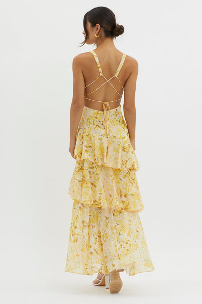 Faye - Bloom Midi Jurk