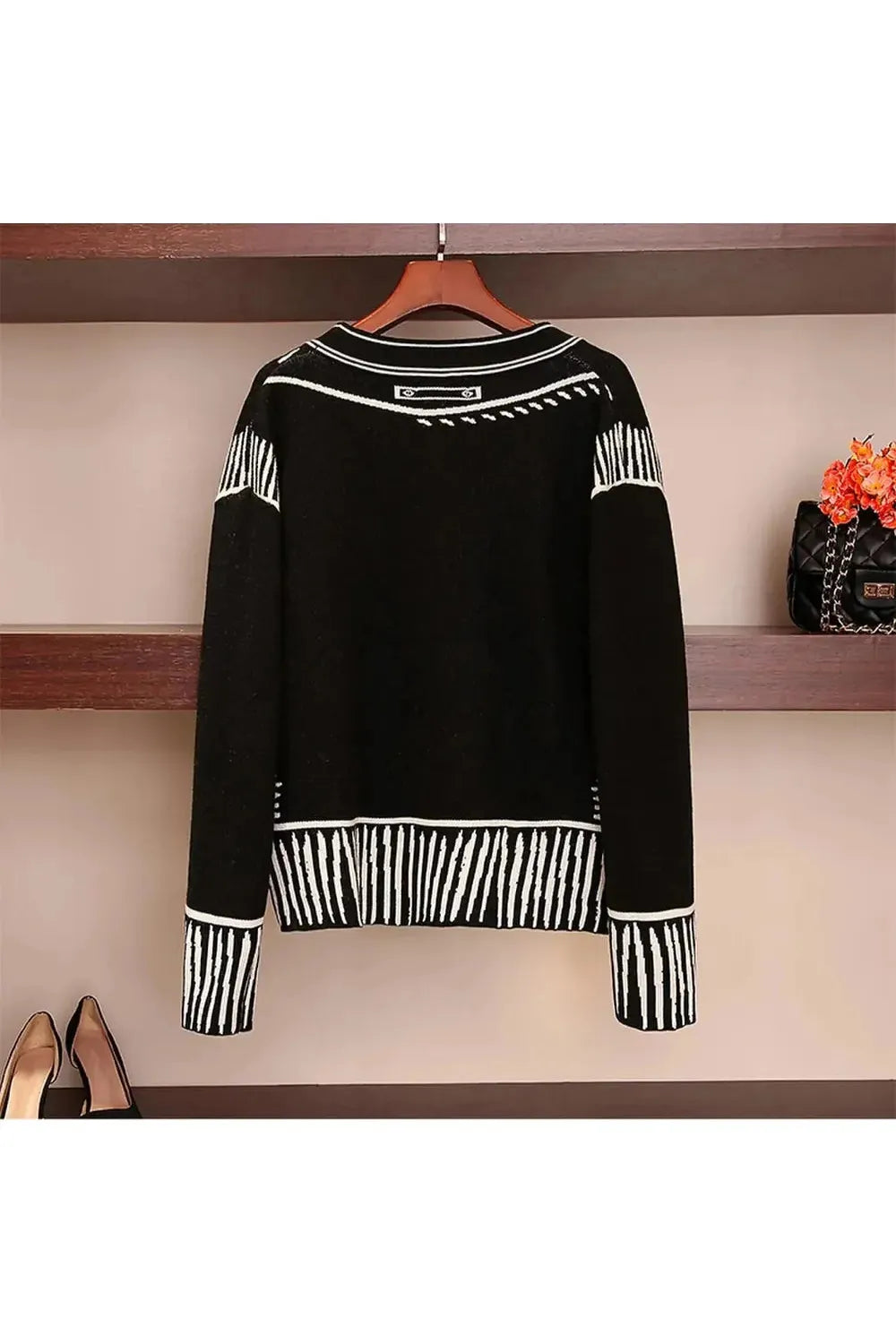 Elza Graffiato Cardigan