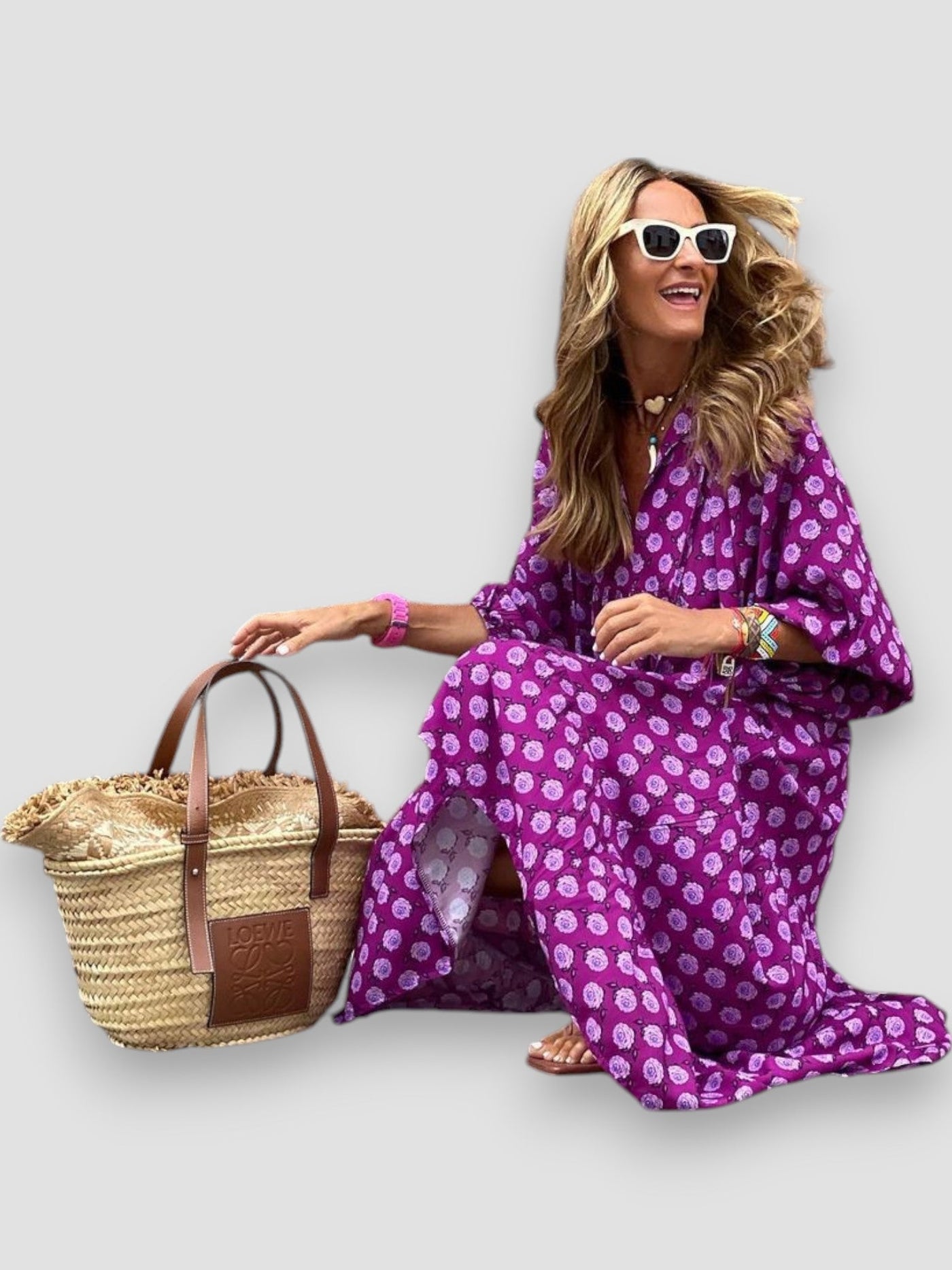 Caprice - Lange lichte zomerjurk