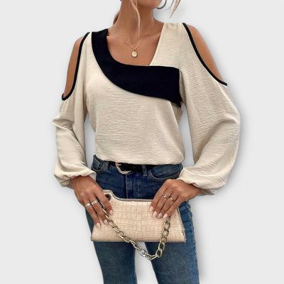 Scarlett – blouse met vierkante halslijn