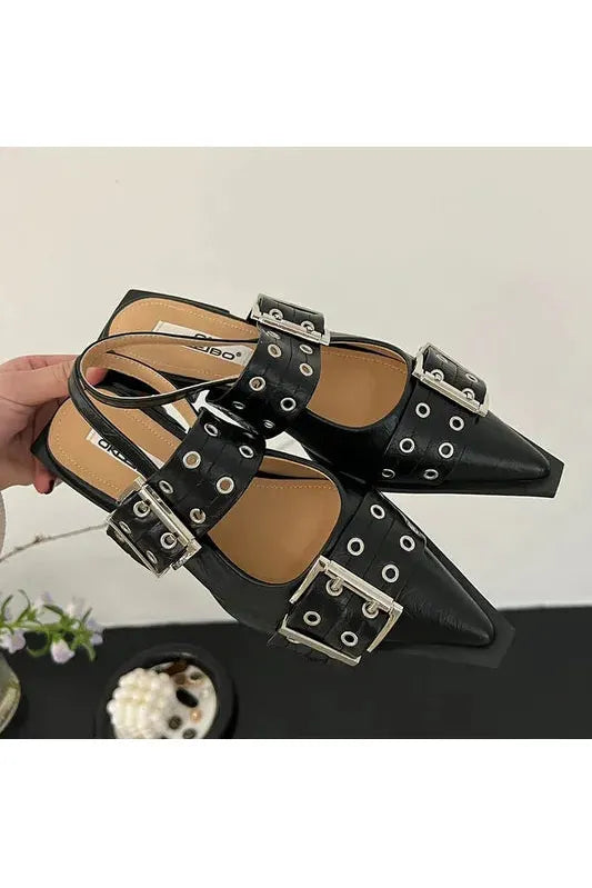 Carla Lusso Slingback Shoes