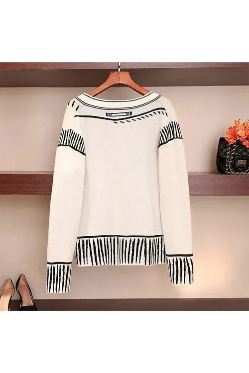 Elza Graffiato Cardigan