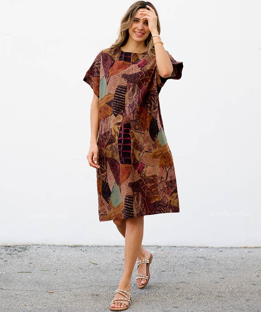 Vi - Korte casual jurk met zakken