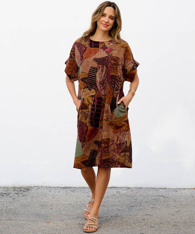 Vi - Korte casual jurk met zakken