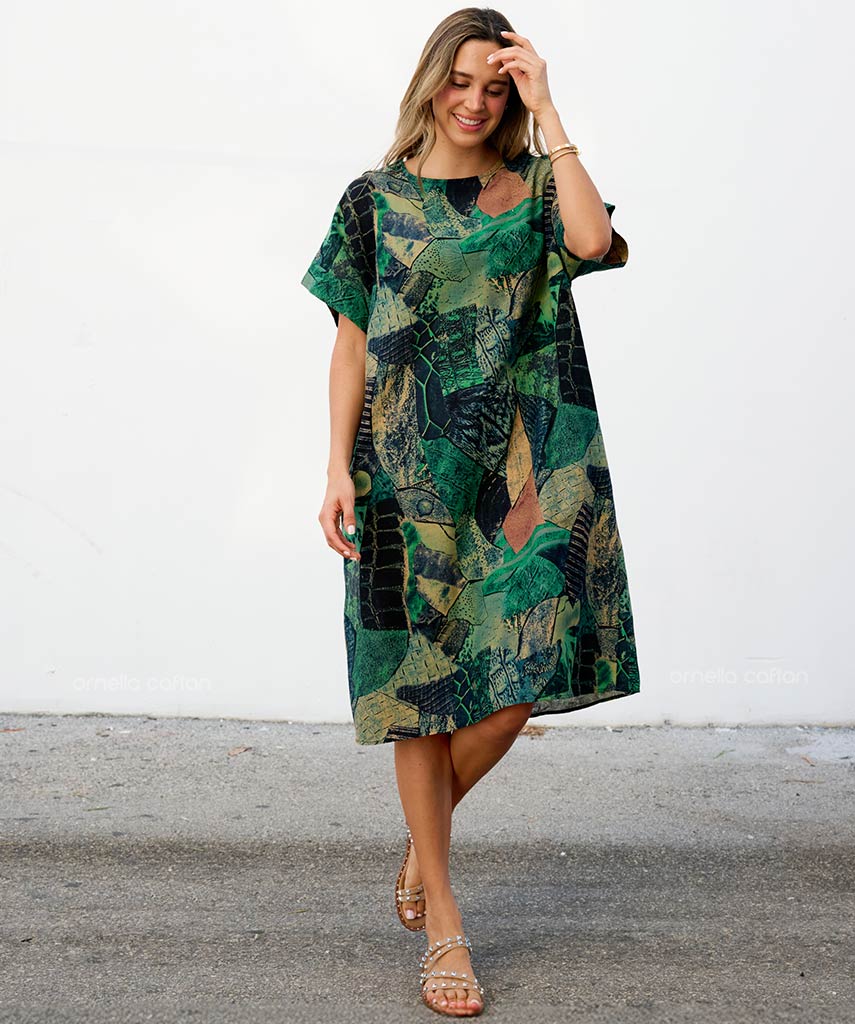 Vi - Korte casual jurk met zakken