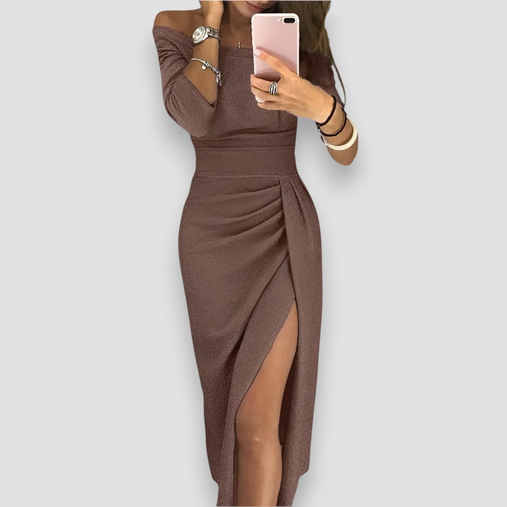 Sophia - Glanzende avondjurk