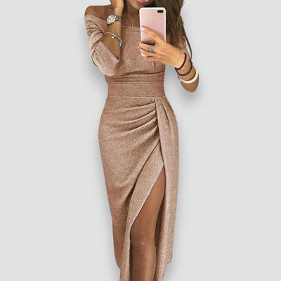 Sophia - Glanzende avondjurk