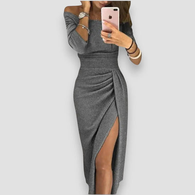 Sophia - Glanzende avondjurk