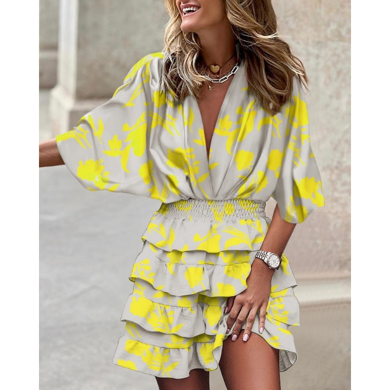 The Bold & Playful Ruffle Mini Dress