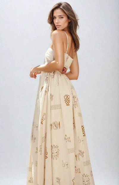 The Boho Charm Maxi Dress