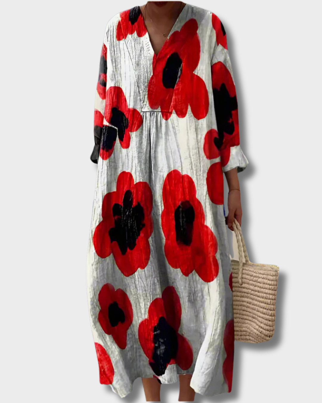 Yvett - Jurk met grote bloemen