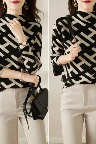 Aurora™ Elegant Geometric Sweatshirt