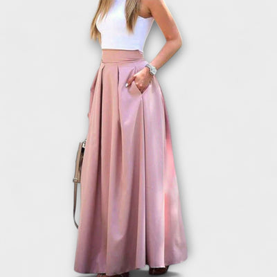 Yara – Elegante maxi-rok met hoge taille