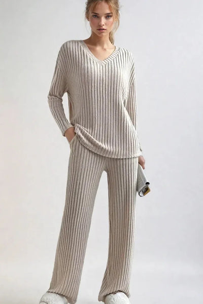 The Elijah Ribbed Lounge Set