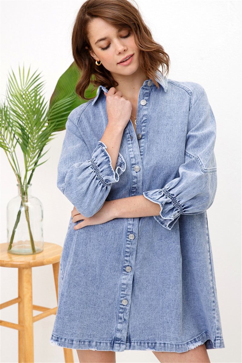 The Effortless Denim Dress