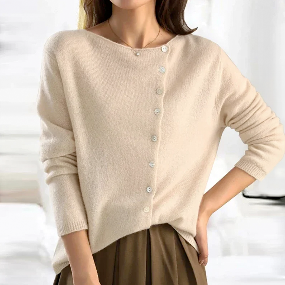 Gia™ | Cardigan à Boutons Stylé