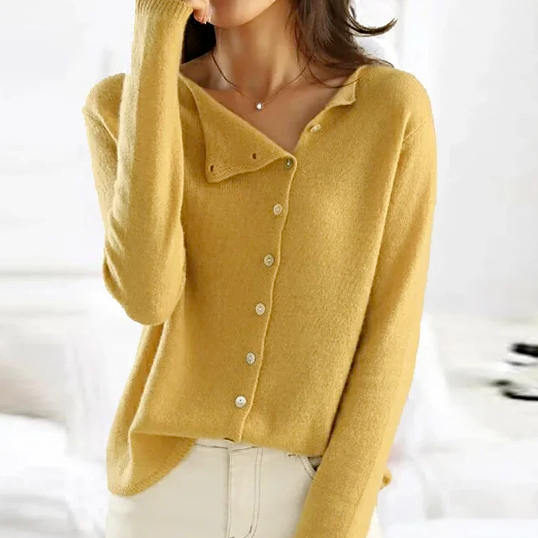 Gia™ | Cardigan à Boutons Stylé