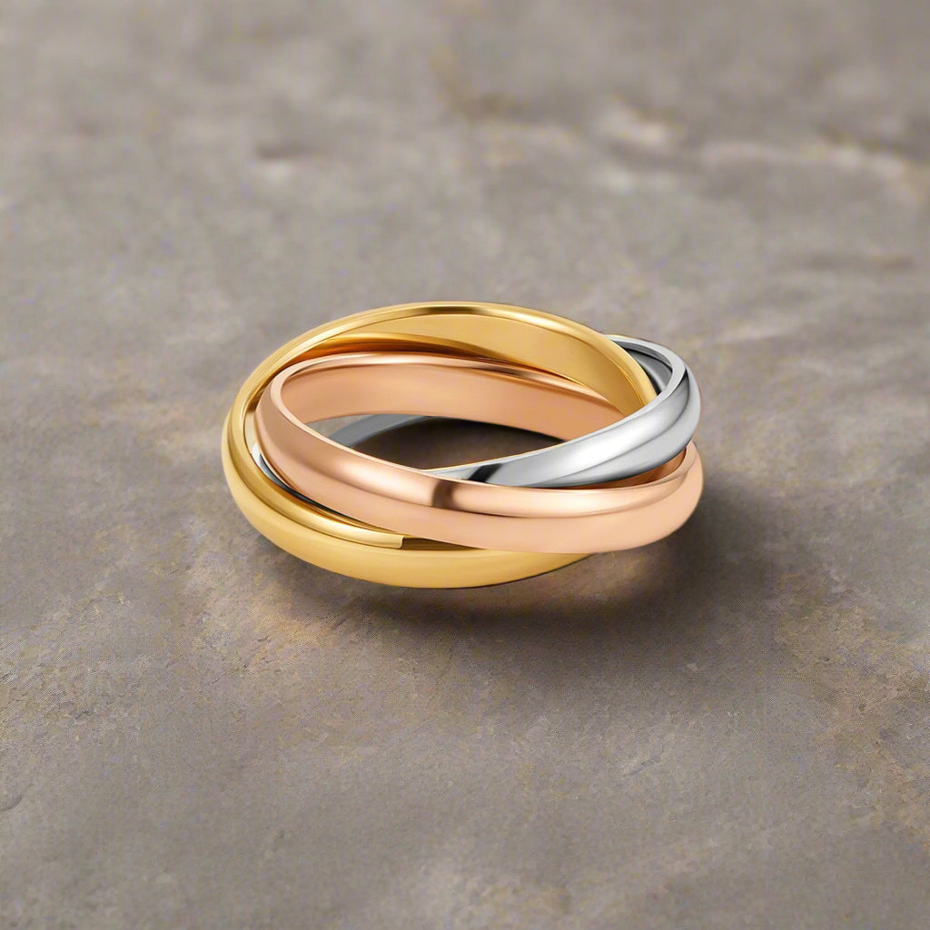 Drie-kleurige ring