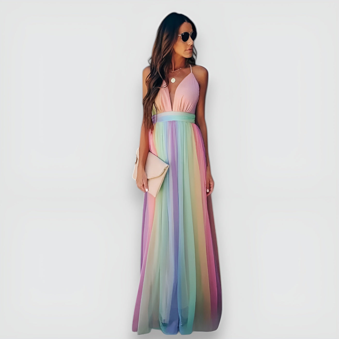 Valentina - Regenboogjurk