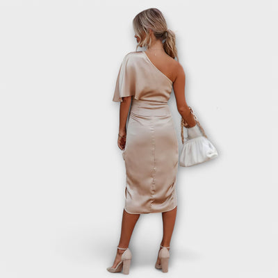 Élise – Luxe zijden avondjurk