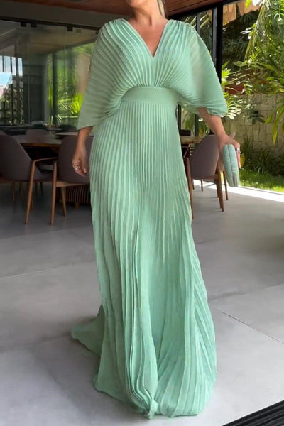 RIA™ - Floating Ribbed Maxi Dress