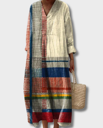 Olivia – Geometrische jurk