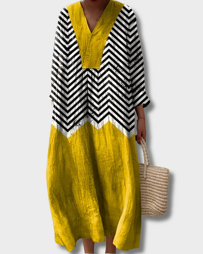 Zoe - Gestreepte jurk