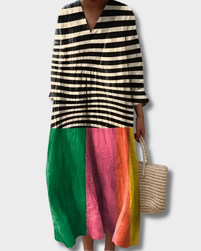 Naomi - Gestreepte jurk